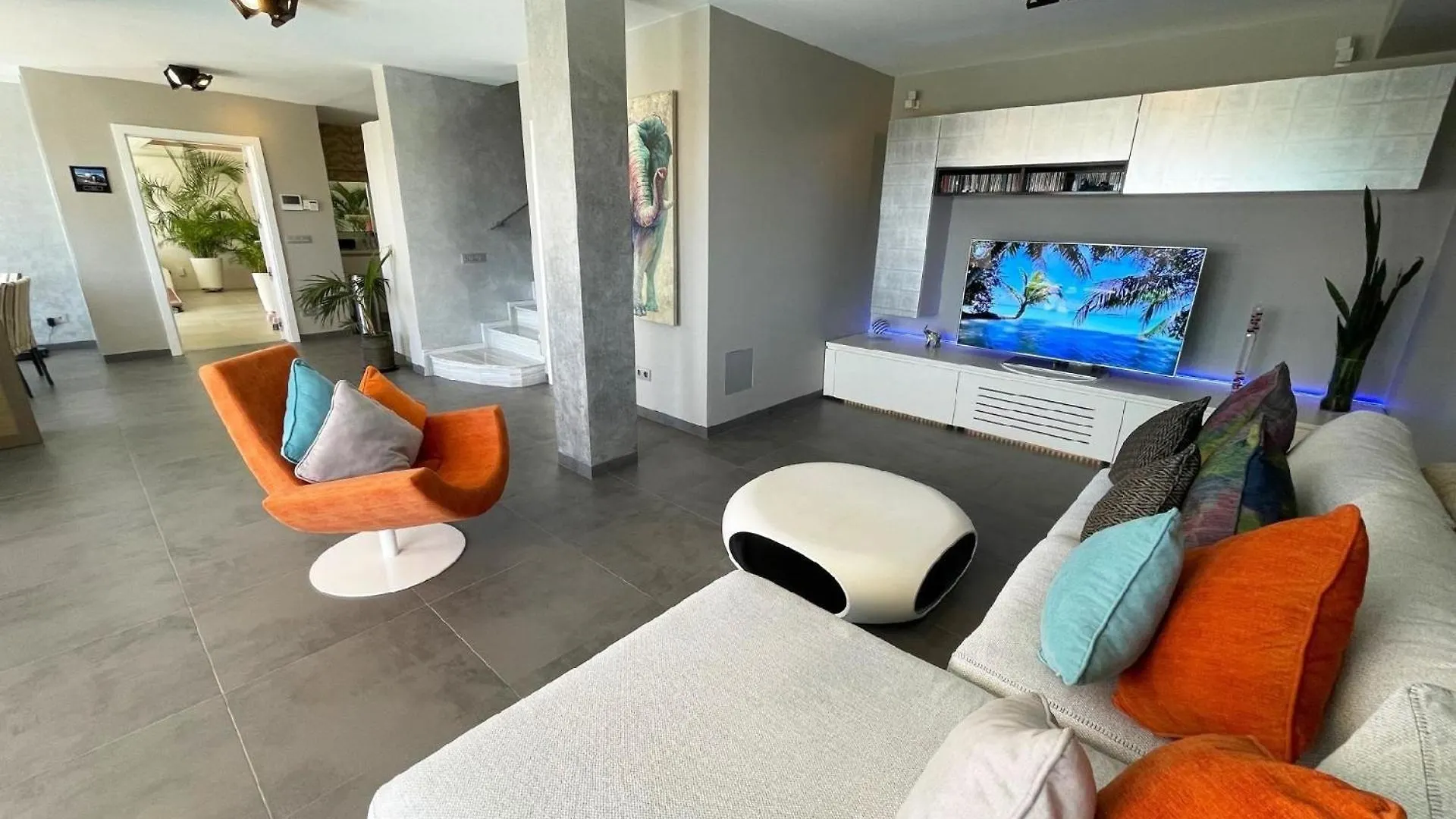 Feriehus Luxusvilla Morelli Mit Meerblick Und Pool San Agustín Spanien